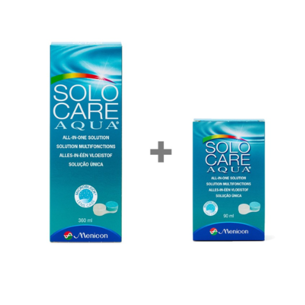 Solocare Solution 360ml + 90ml FREE Solution