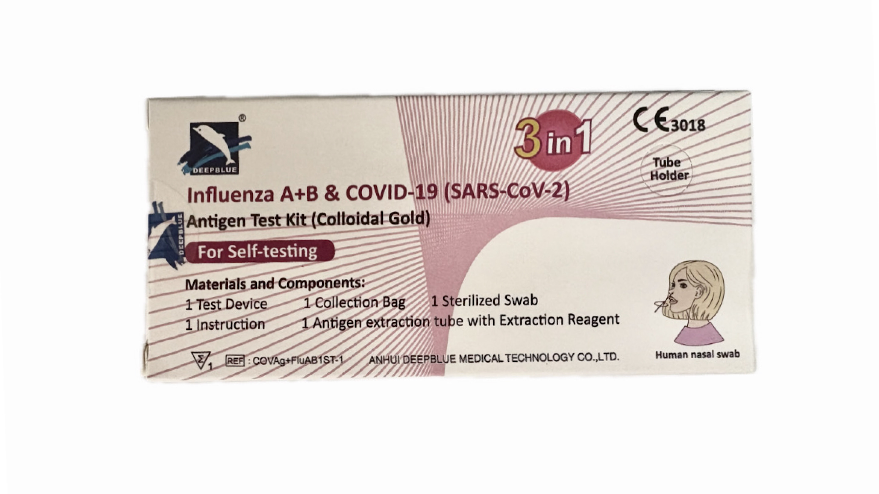 Influenza A+B & Covid -19 Test Kit