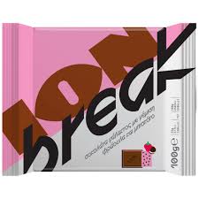Ion Break Milk Chocolate Strawberry Filing and Biscuits 100gr