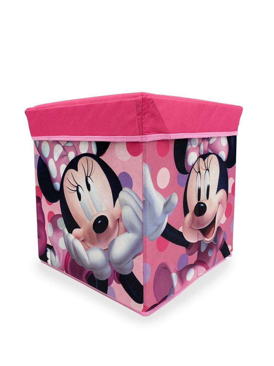 Disney Home Minnie Multifunctional Storage Pouf for sitting   30X30X30 cm.
