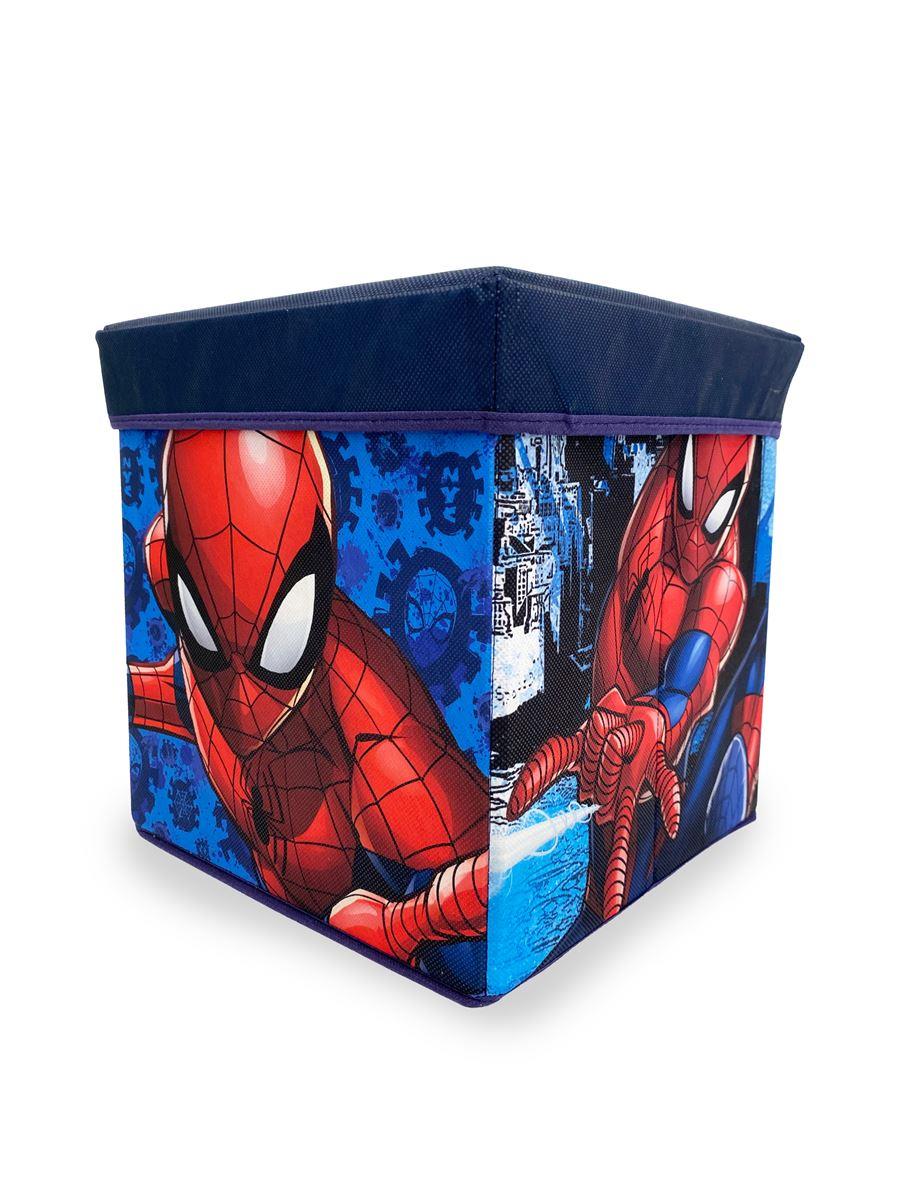 Disney Home Spiderman Multifunctional Storage Pouf for sitting   30X30X30 cm.