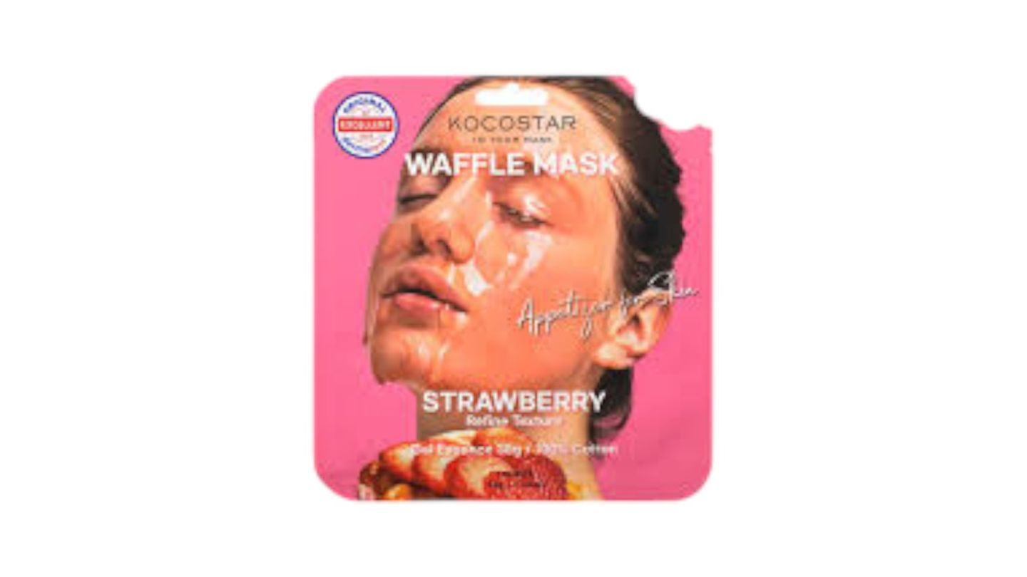 Kokostar Waffle Face Mask Strawberry
