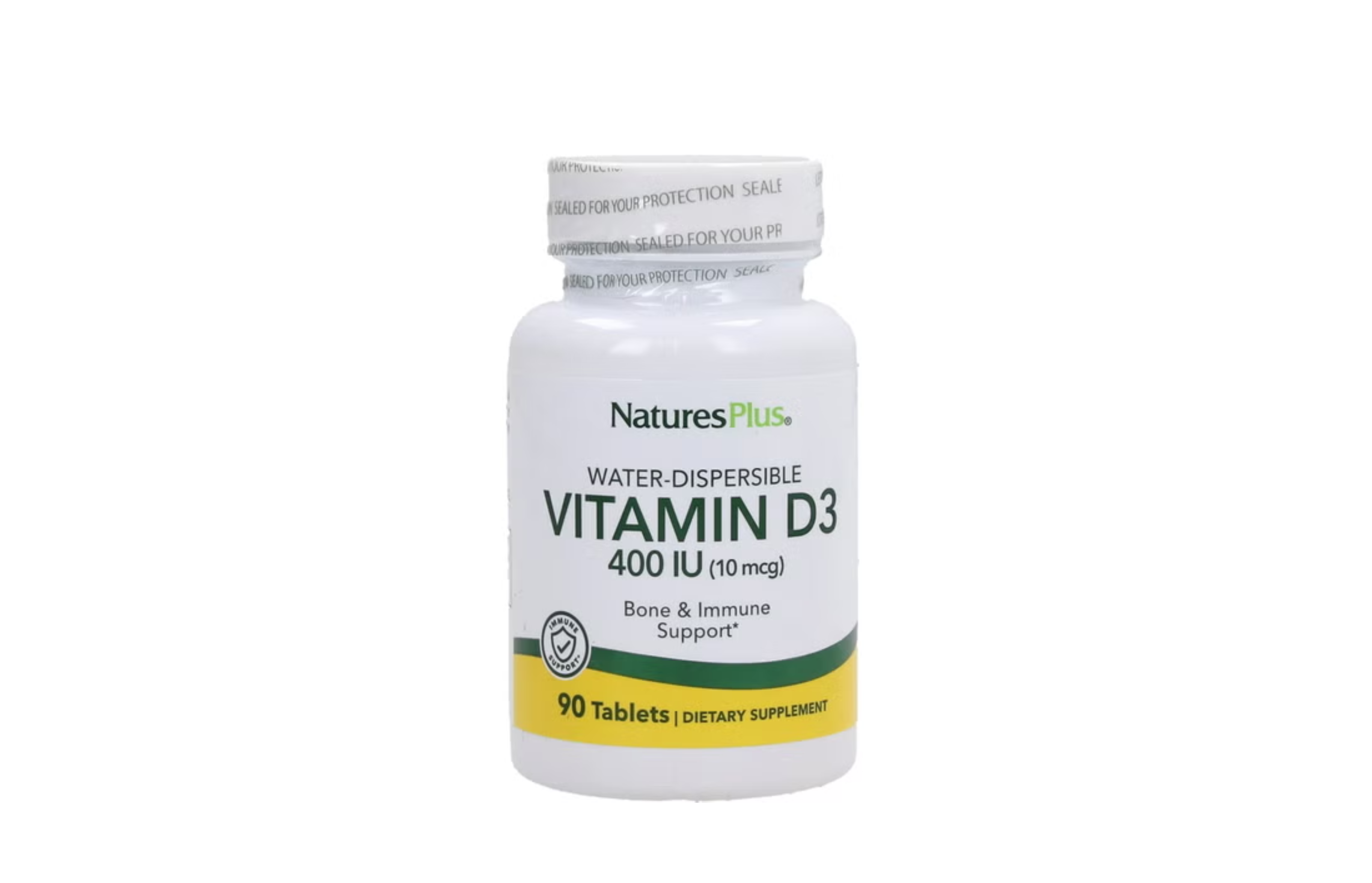 Natures Plus Vitemin D3 Water-Dispersible 400iu (10mcg) 90 tablets