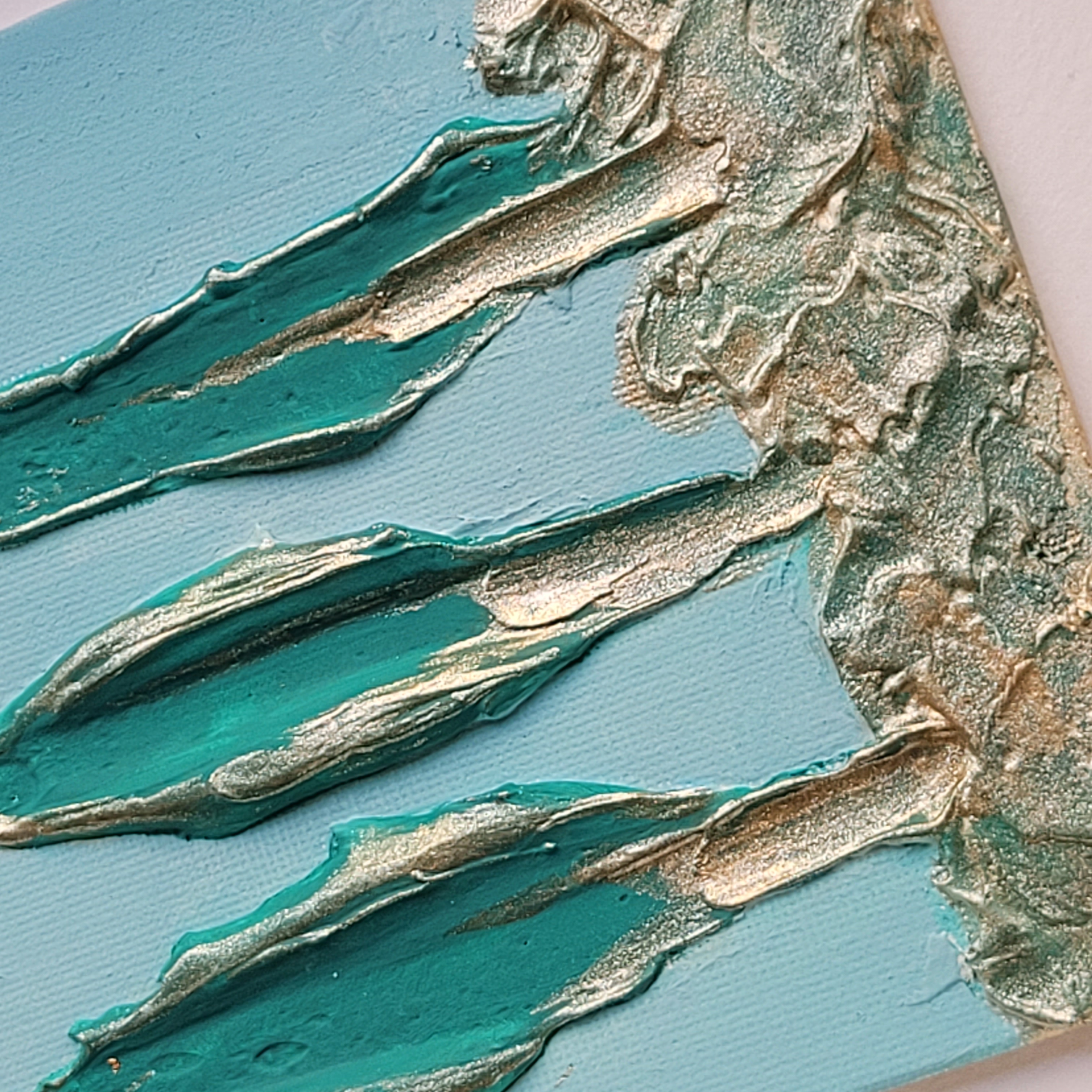 Down the Road - 13x13cm (Framed 27x27cm)