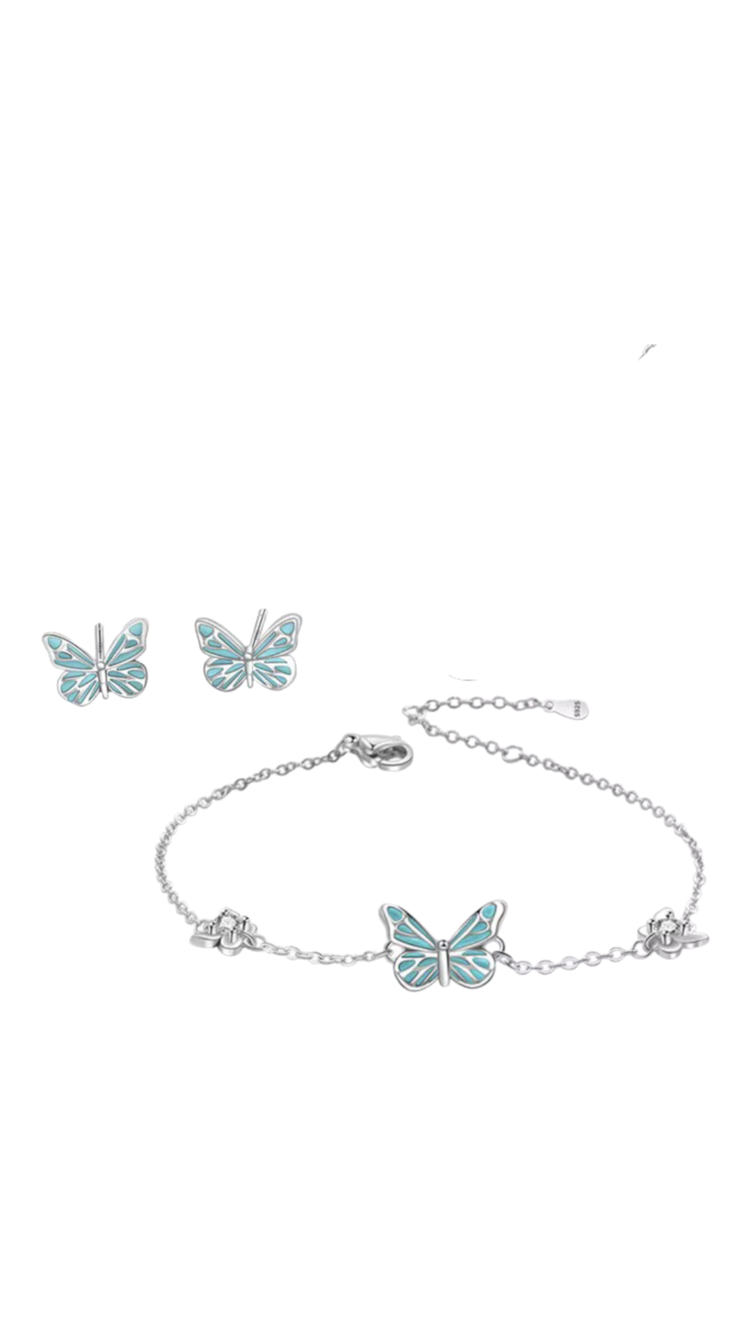 Butterflies in blue