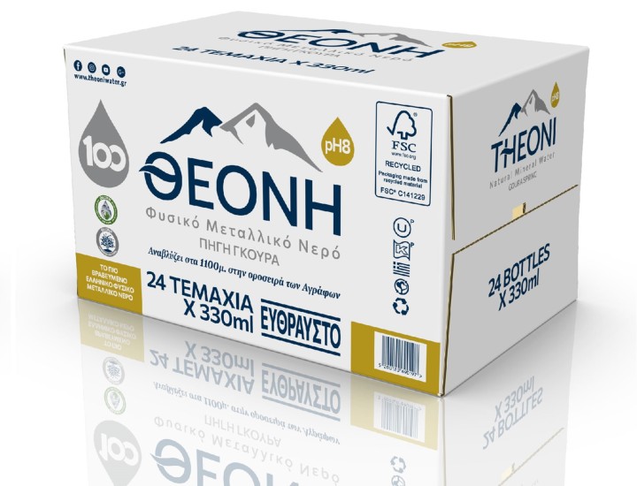 THEONI WATER GLASS / STILL 24X330ML