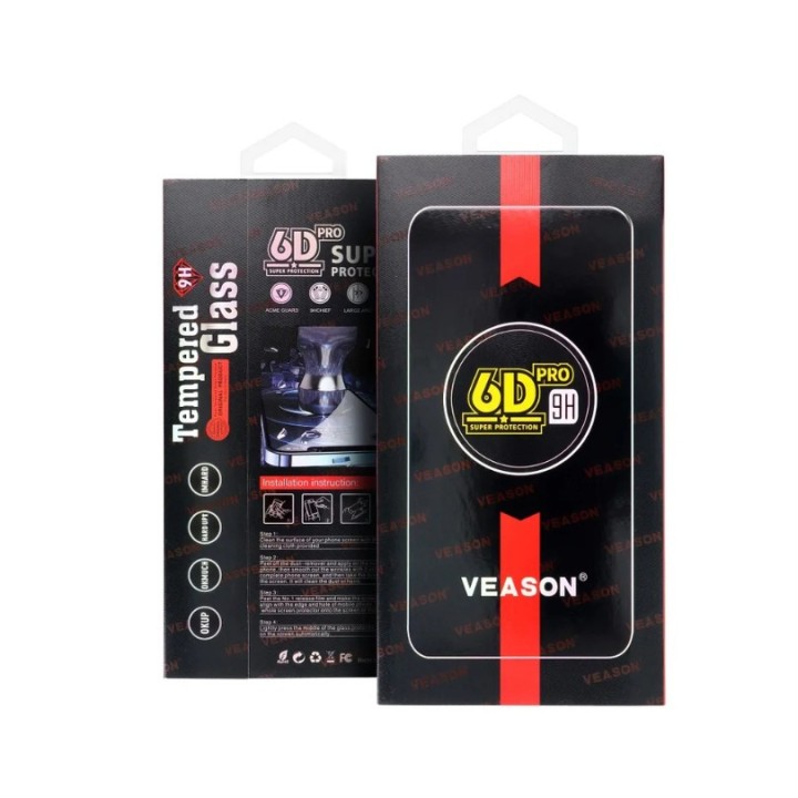 6D Pro Veason Glass Protector  Samsung Galaxy A54 / S23 FE Black