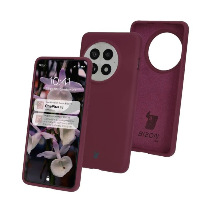 Bizon Soft Case OnePlus 13 dark purple
