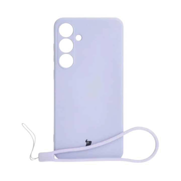 Bizon Case Silicone Sq Samsung Galaxy S24 Plus Light Purple