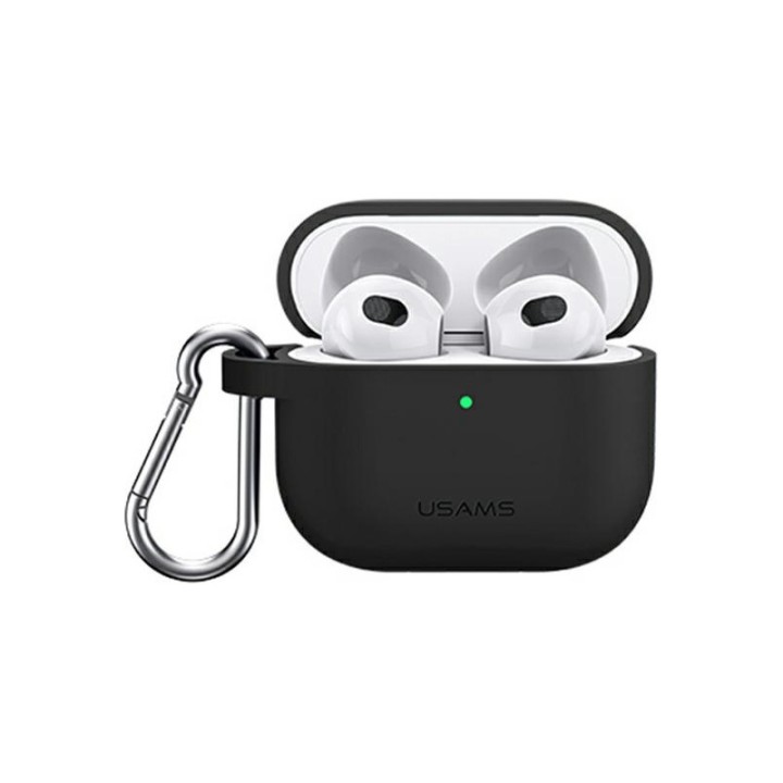 USAMS Silicon Case Apple AirPods 3 Black
