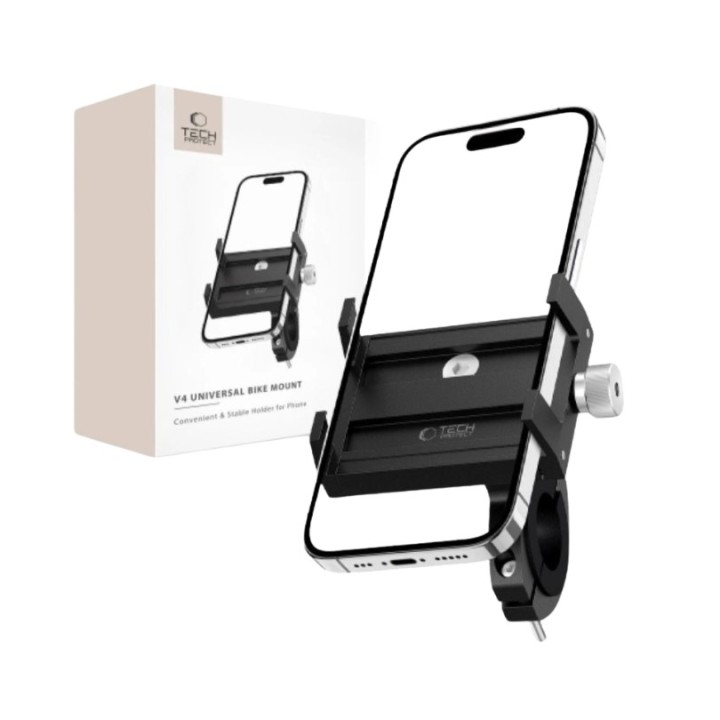 Tech-Protect V4 Universal Bike Mount Black