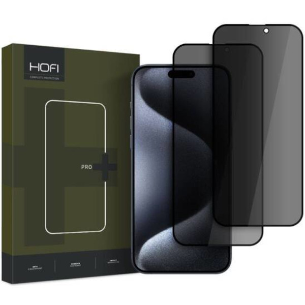 Hofi Anti Spy Glass Apple iPhone 16 Privacy (2 Pack)