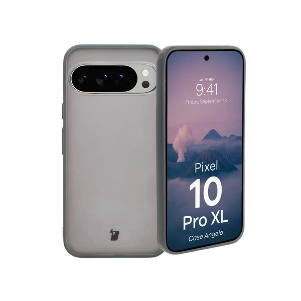 Bizon Case Angelo Google Pixel 10 Pro XL smoky with Grey Frame
