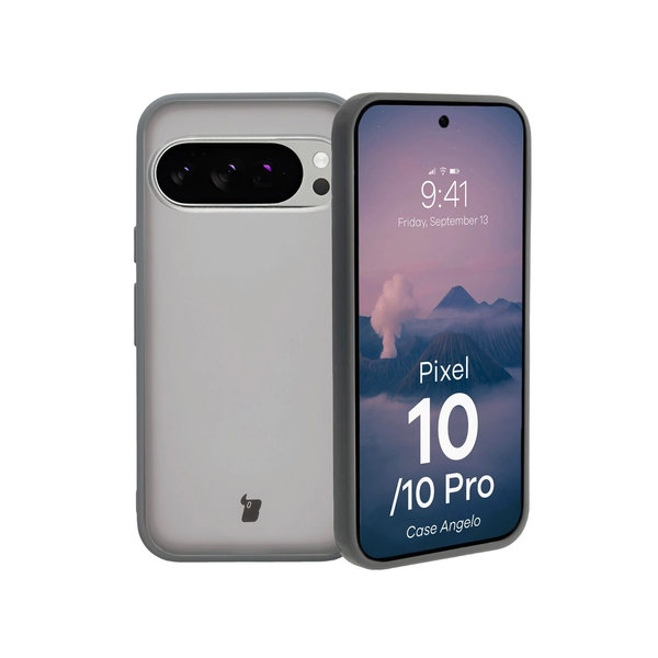 Bizon Case Angelo Google Pixel 10 / 10 Pro smoky with Grey Frame