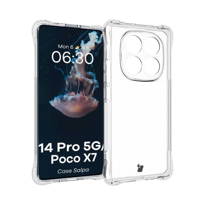 Bizon Case Salpa Xiaomi Redmi Note 14 Pro 5G / Poco X7 clear