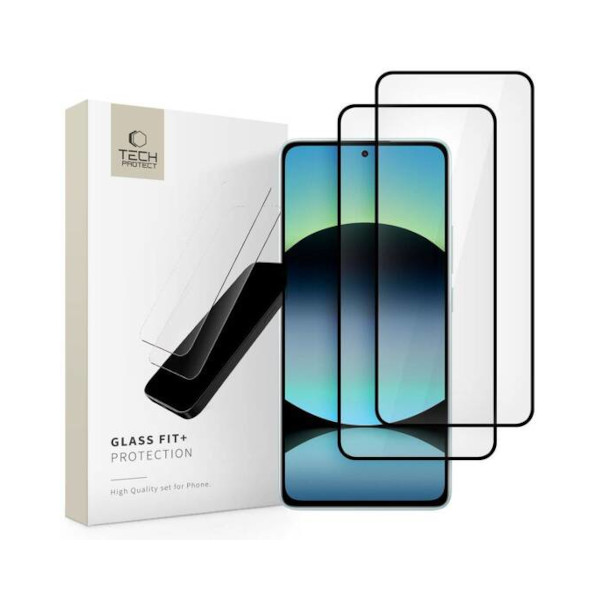Tech-Protect Glass Fit+ Xiaomi Redmi Note 14 4G / 5G (2Pack)
