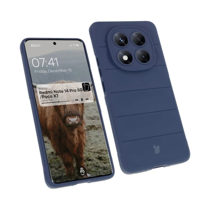 Bizon Case Tur Xiaomi Redmi Note 14 Pro 5G / Poco X7 navy blue