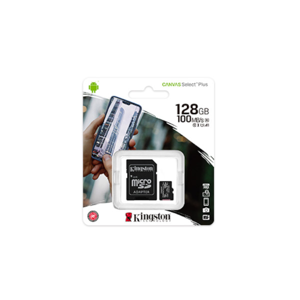 Kingston MicroSD Card Canvas Select Plus 128GB