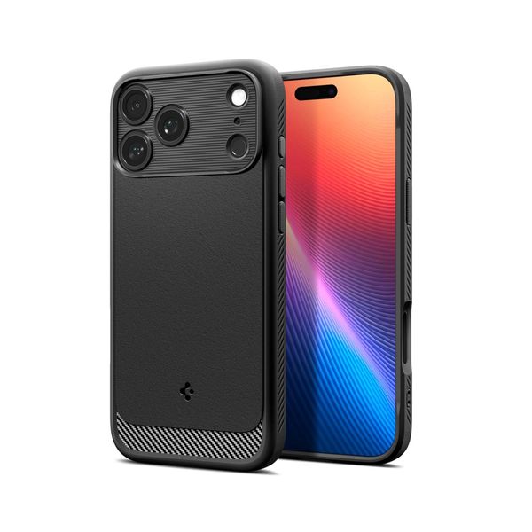 Spigen Rugged Armor MagSafe Apple iPhone 17 Pro Max Black