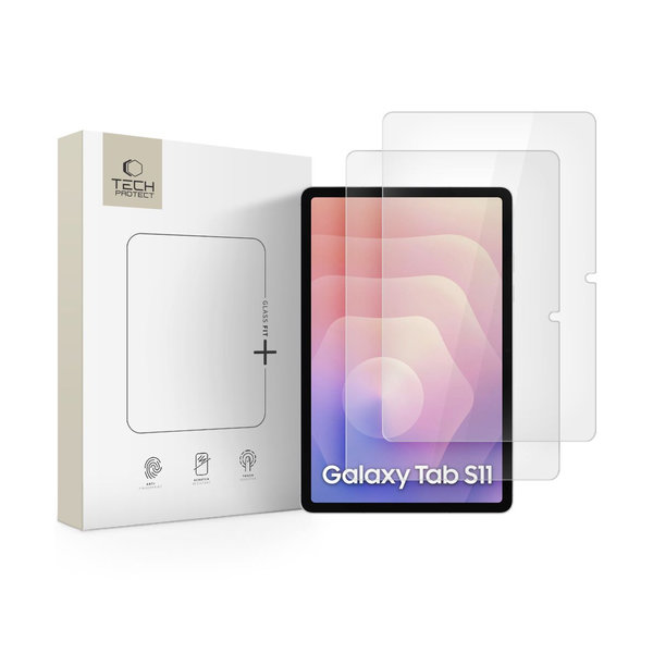 Tech-Protect Glass Fit+ 2-pack tempered glass Samsung Galaxy Tab S11
