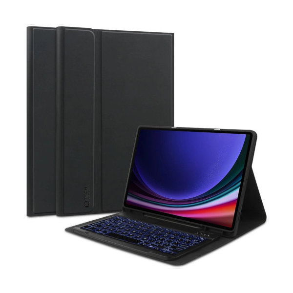 Tech-Protect SmartCase Samsung Galaxy Tab S9 FE+ Black keyboard