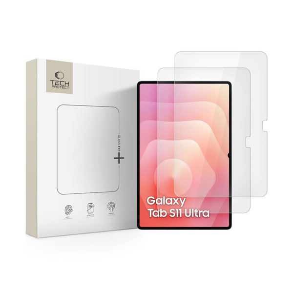 Tech-Protect Glass Fit+ 2-pack tempered glass Samsung Galaxy Tab S11 Ultra