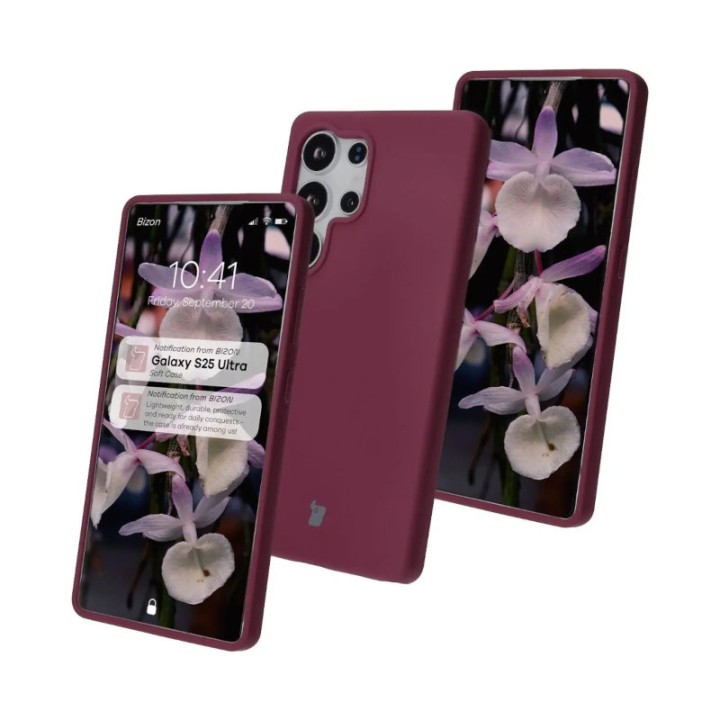 Bizon Soft Case Samsung Galaxy S25 Ultra dark purple