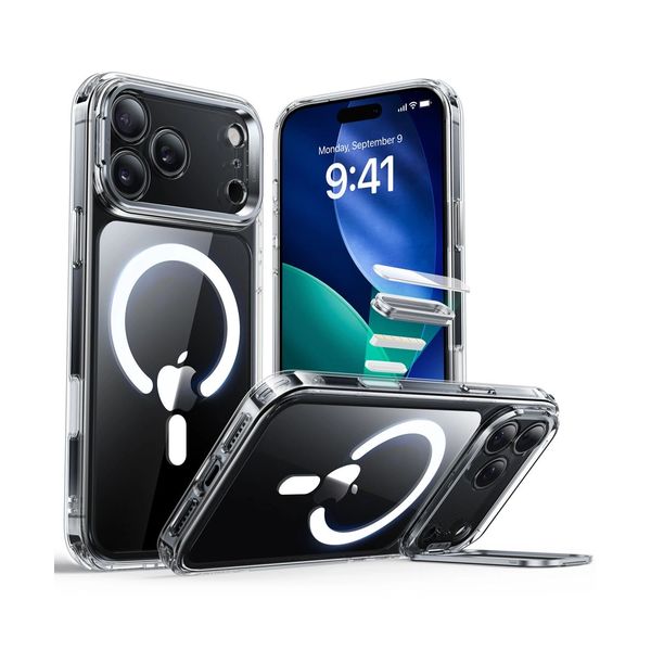 ESR Classic Hybrid Kickstand MagSafe Apple iPhone 17 Pro Max Clear