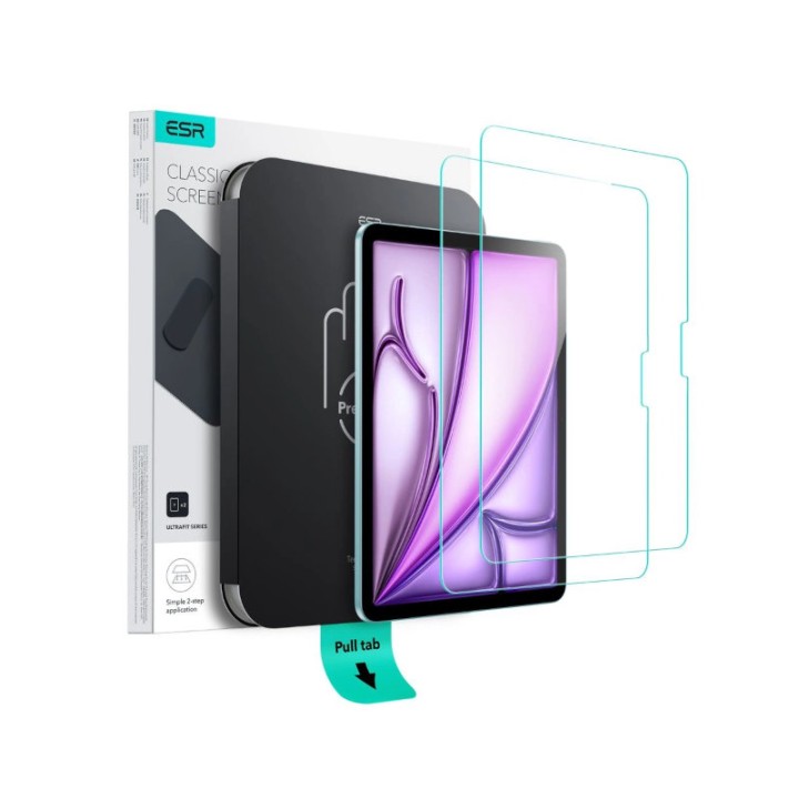 ESR UltraFit Tempered Glass Apple iPad Air 13" (2-pack)