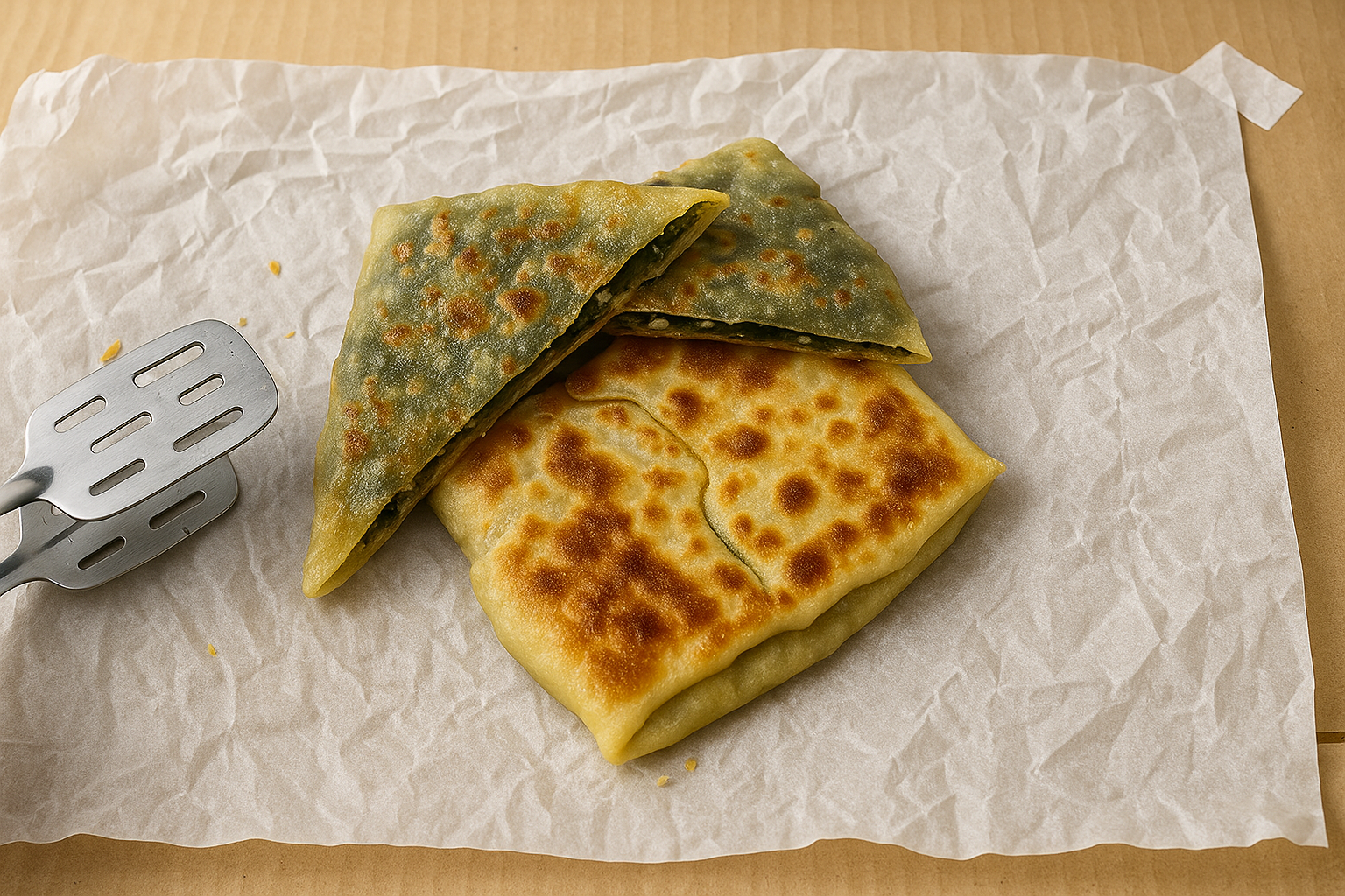 Spinach and feta- satzi pie