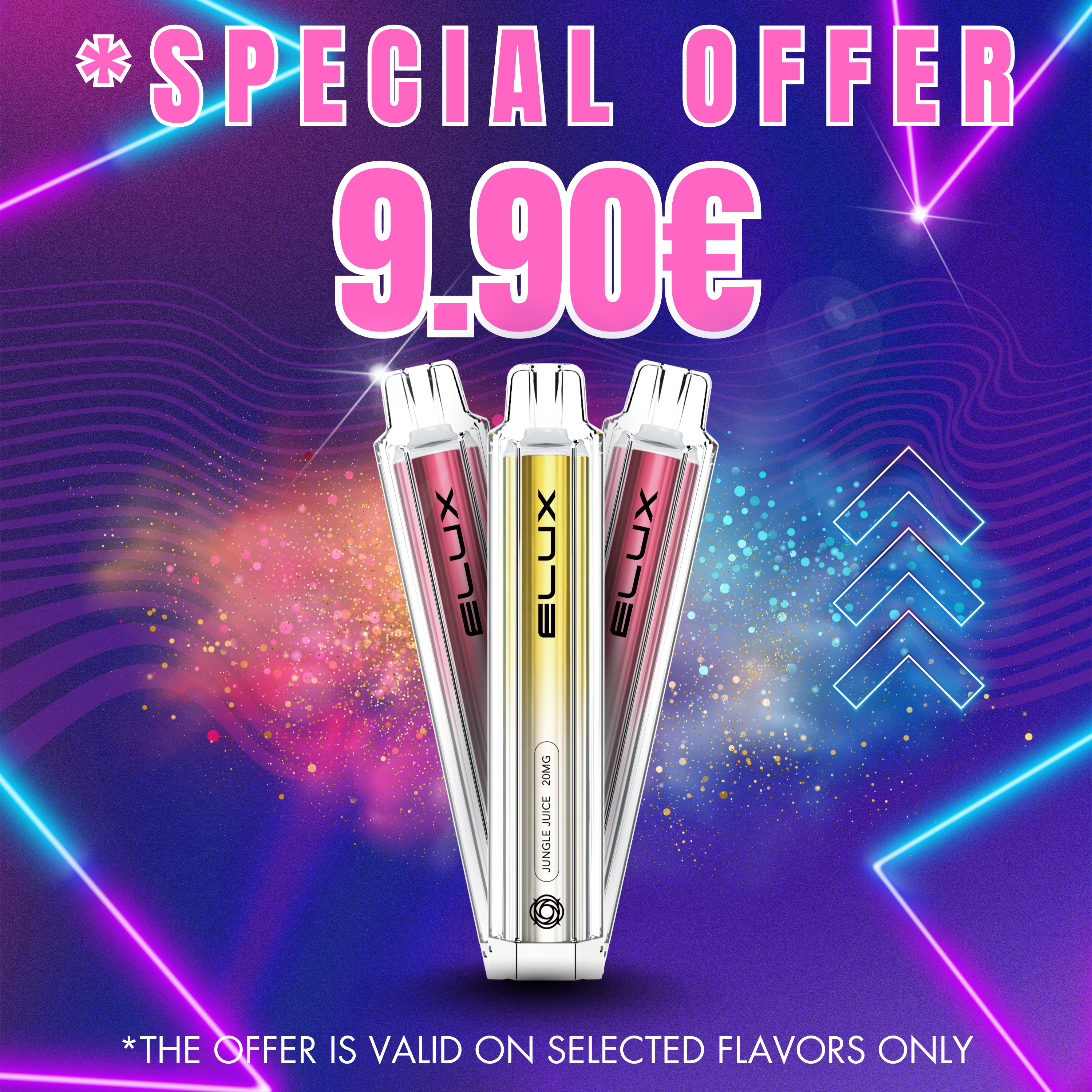 Elux Cube 600 Jungle Juice & Pink Lemonade BUNDLE 3 Pcs