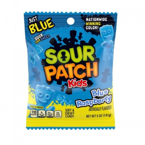 Sour Patch Kids Blue Raspberry Peg Bag 3.6oz (102g)