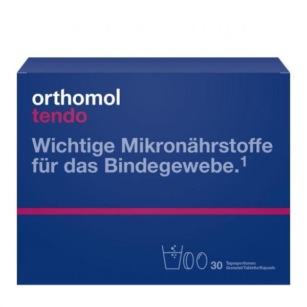 Orthomol Tendo Powder + Tablets + Capsules, Pack, 3x30