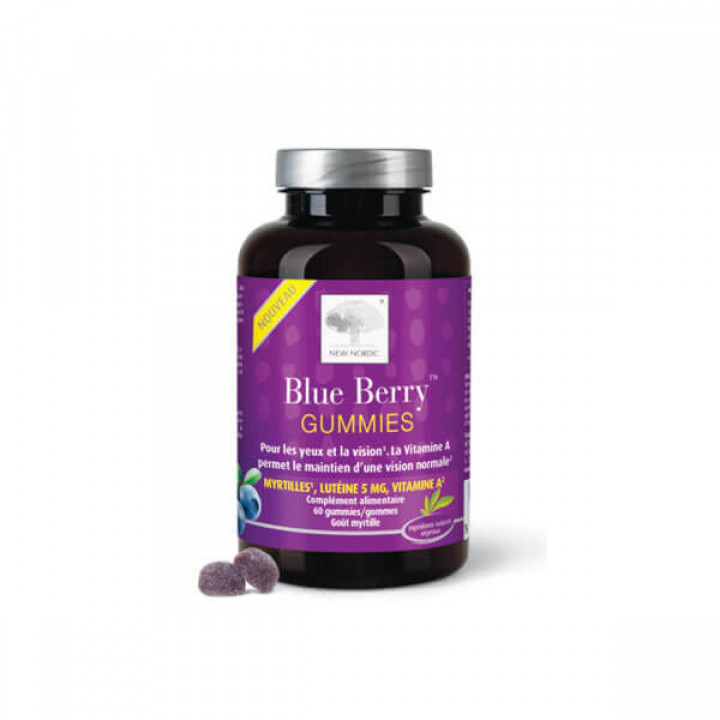 New Nordic Blue Berry, Gummies, 60