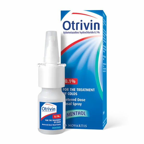 Otrivin Metered Dose 0.1%, Nasal Spray, 10ml