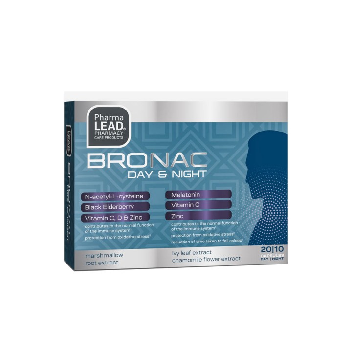 Pharmalead Bronac Day & Night, Capsules, 20+10