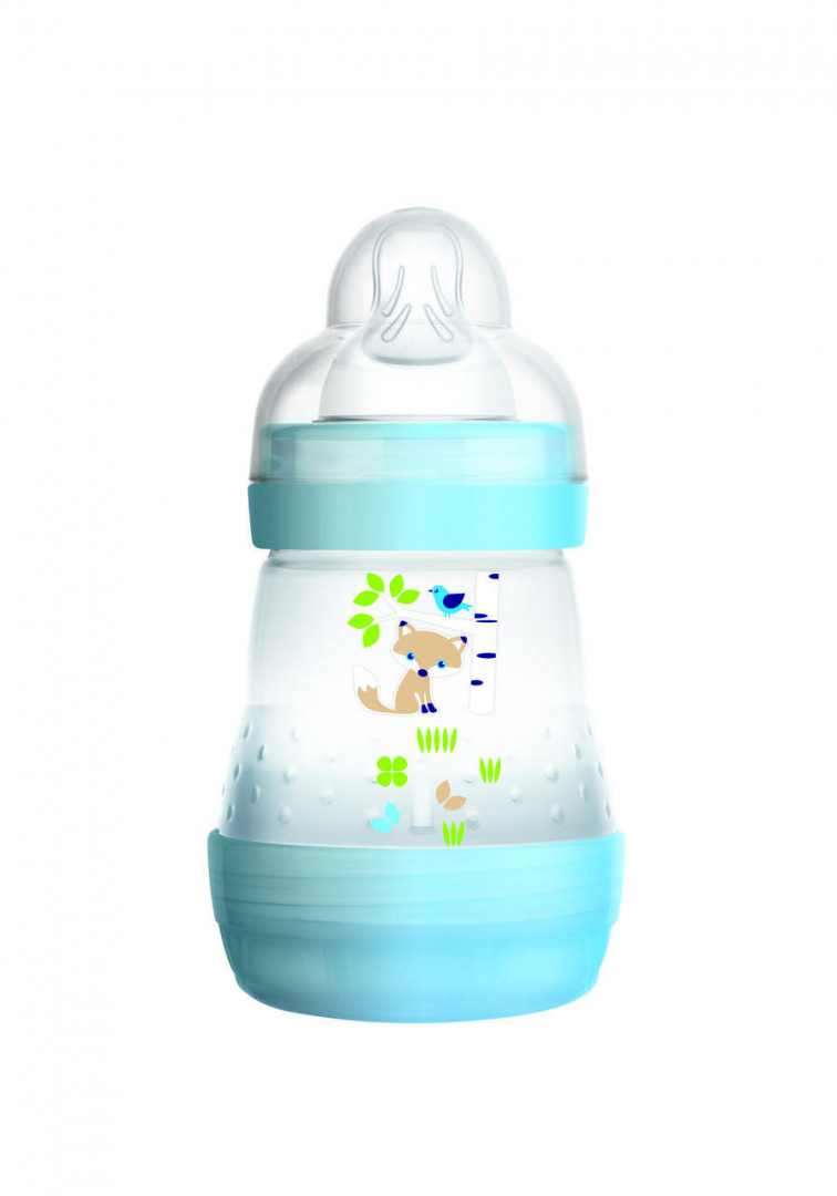 Mam Easy Start Anti - Colic Blue Silicone, Bottle, 160ml x 0m+
