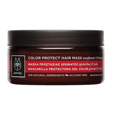 Apivita Color Protect Sunflower (Quinoa Proteins), Hair Mask, 200ml
