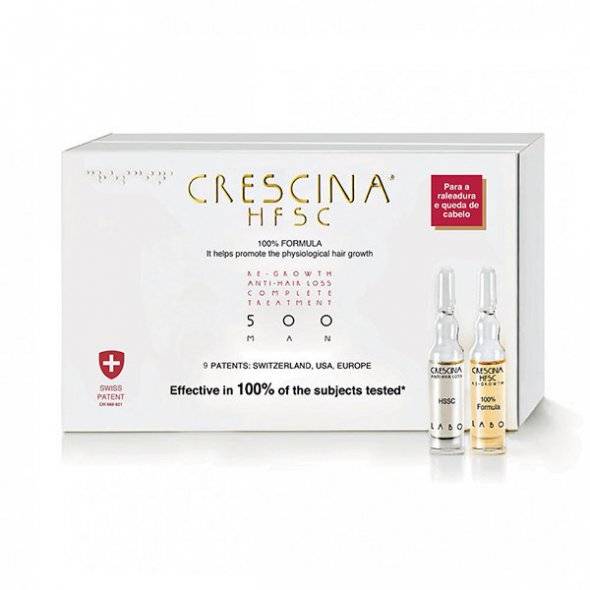 Crescina 500 Complete Men, Ampoules 20