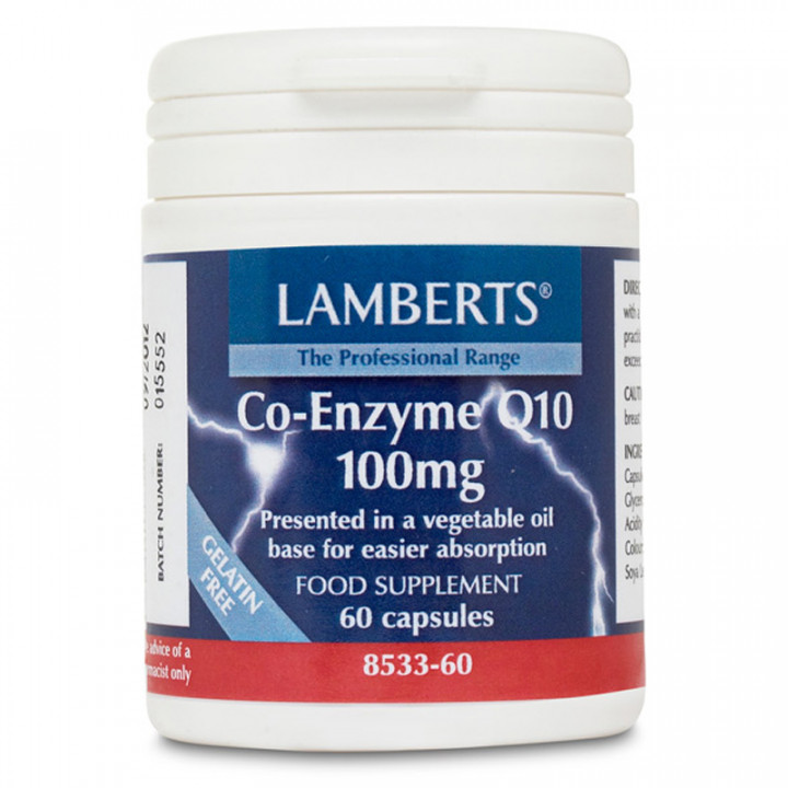Lamberts Co Enzyme Q10, Caps, 60 x 100mg