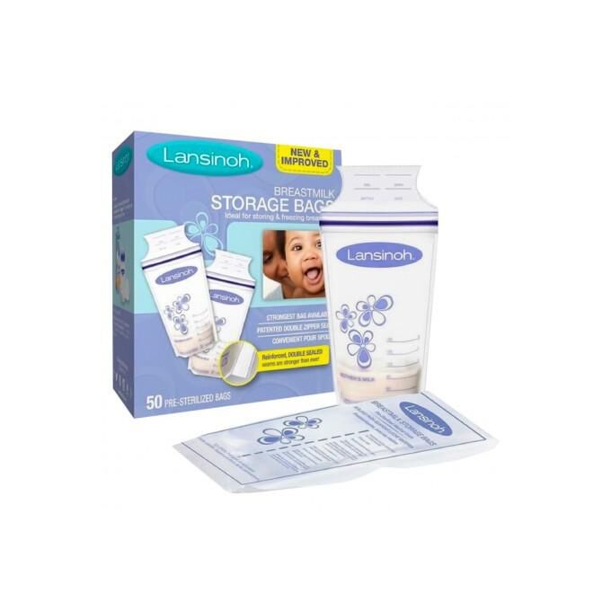 Lansinoh Breast Milk Storage, Bags, 50