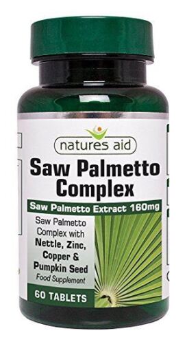 Natures Aid Saw Palmeto Complex For Men, Tablets, 60