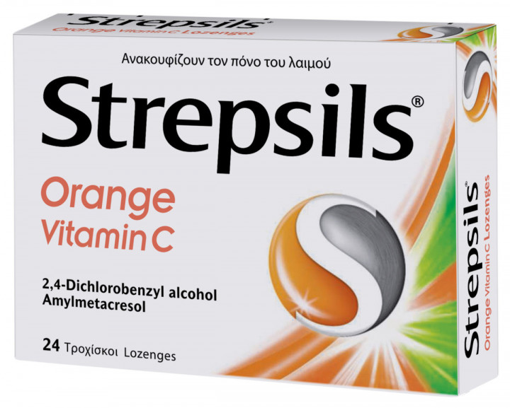 Strepsils Vitamin C, Pastilles, 24