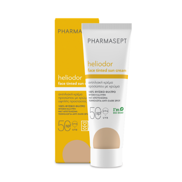 Pharmasept Heliodor Spf 50 Face Cream Tinted 50 Ml, Sun Cream