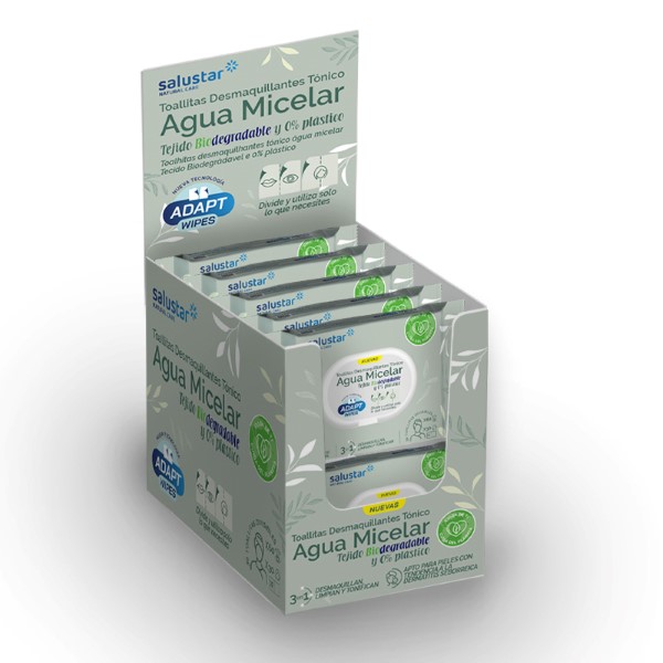 Salustar Biodegradable Water Make - Up Remover Ada, Wipes, 30