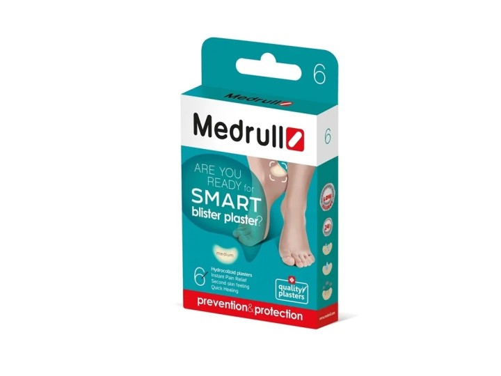 Medrull Hydrocolloid Blister, Plasters, 6 x 41x62mm(medium)