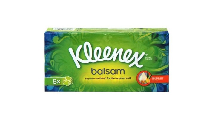 Kleenex Hanks Balsam Pocket, Tissues, 1x8