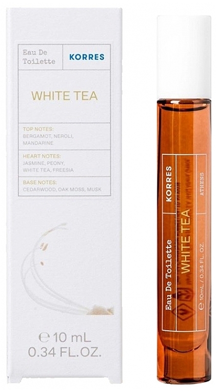 Korres White Tea Edt 10 Ml, Eau De Toilette