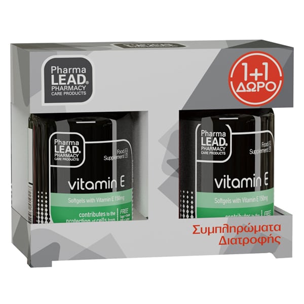Pharmalead Vitamin E (1+1Free), Softgels, 2x30 x 150mg