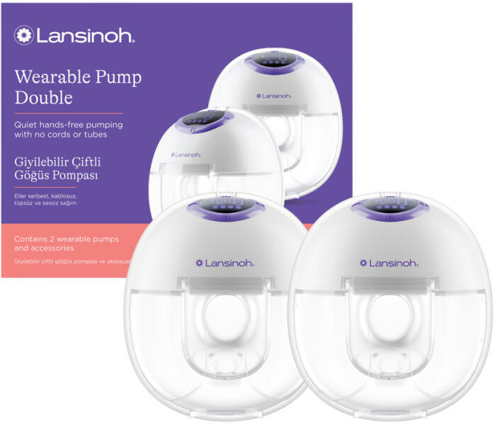 Lansinoh Wearable Discreet Double, Breast Pump